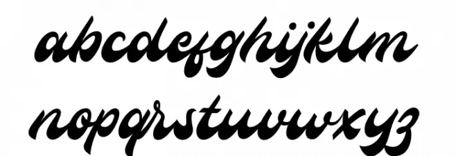 Antique Cable फ़ॉन्ट लोअरकेस