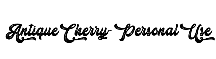 Antique Cherry - Personal Use  免费字体下载