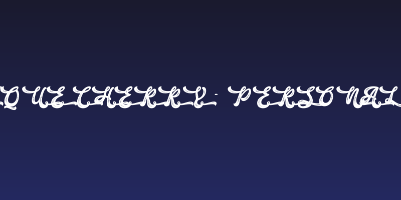 Antique Cherry - Personal Use Social Header