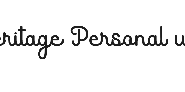 Antique Heritage Personal use Regular Logo