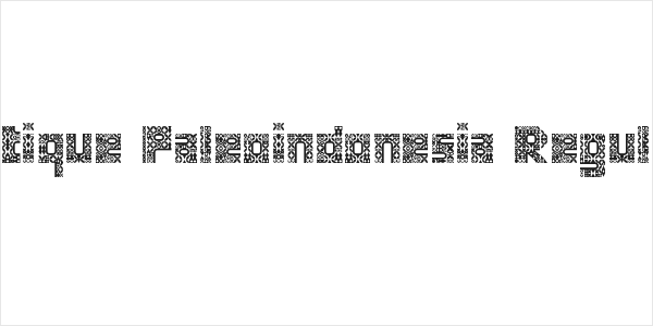 Antique Paleoindonesia Regular Logo