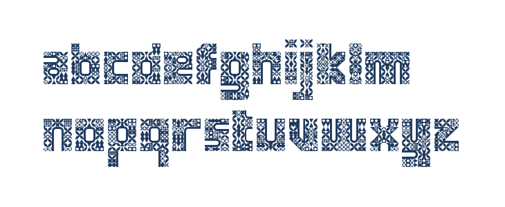 Antique Paleoindonesia Regular Lowercase