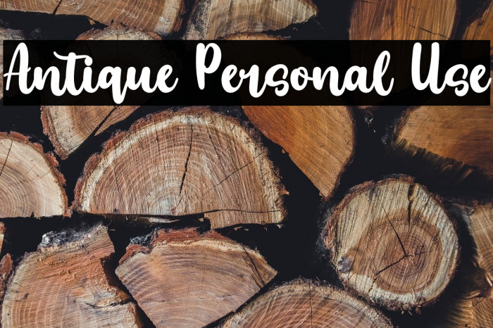 Antique Personal Use Example 1