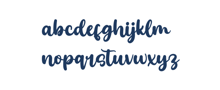 Antique Personal Use Lowercase