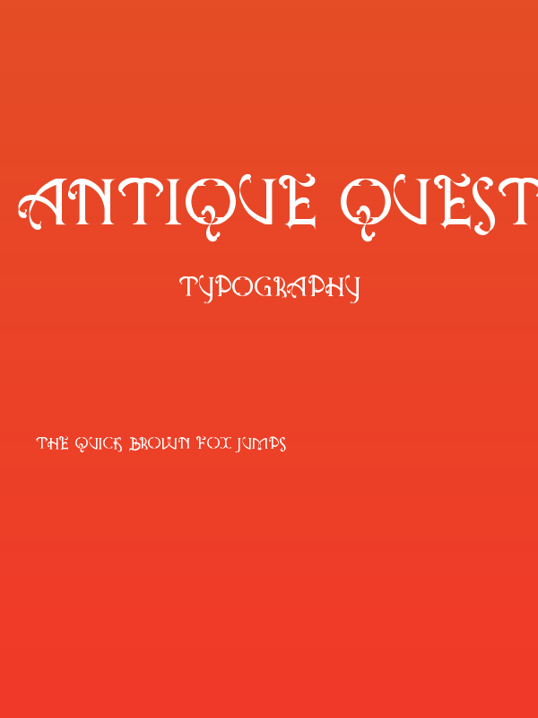Antique Quest St Poster