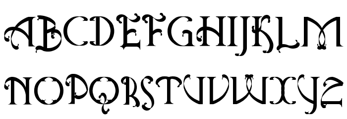 Antique Quest St Font LOWERCASE