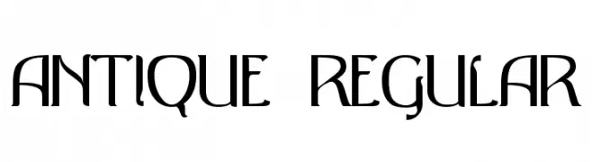 Antique Regular  Frei Schriftart Herunterladen