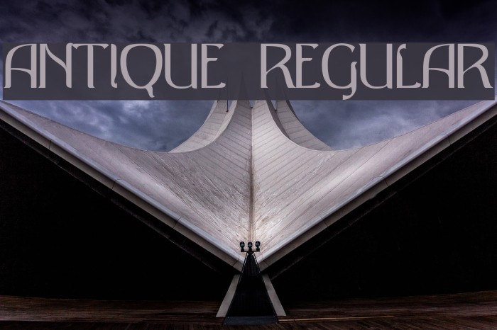 Antique Regular Font examples