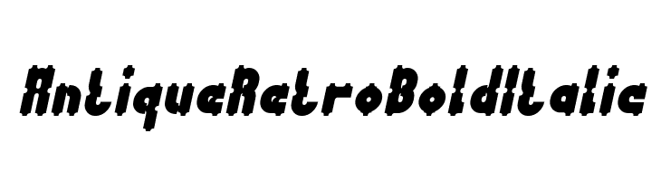 Antique Retro Bold Italic  免费字体下载