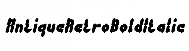 Antique Retro Bold Italic  フリーフォントのダウンロード