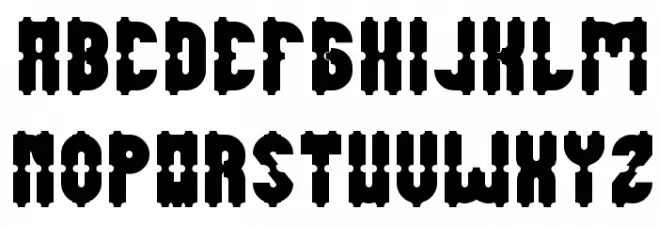 Antique Retro Bold Font UPPERCASE