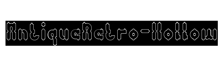Antique Retro-Hollow  フリーフォントのダウンロード