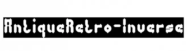 Antique Retro-Inverse  フリーフォントのダウンロード