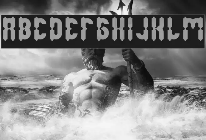 Antique Retro-Inverse Font examples