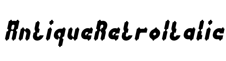 Antique Retro Italic  フリーフォントのダウンロード