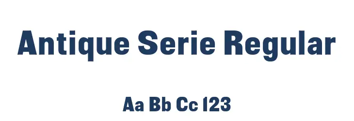 Antique Serie Regular