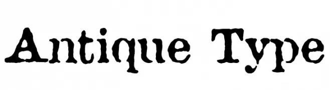 Antique Type  नि: शुल्क फ़ॉन्ट्स डाउनलोड