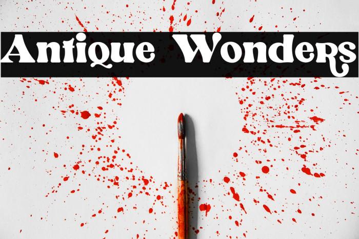 Antique Wonders Example 3