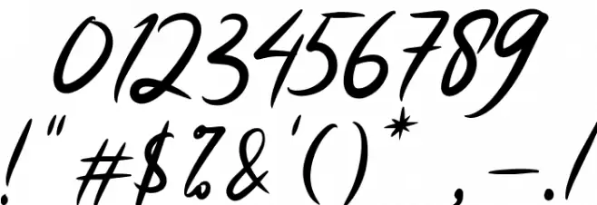 Antique Font OTHER CHARS