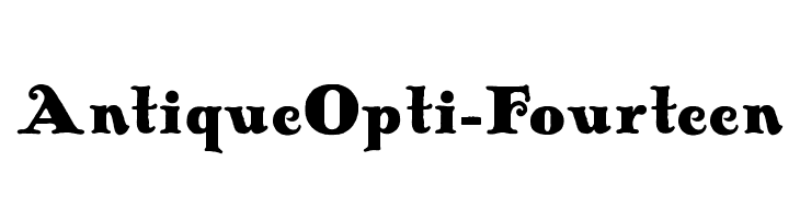 AntiqueOpti-Fourteen Font