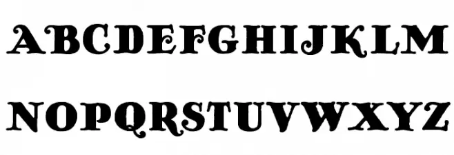 AntiqueOpti-Fourteen 字体 大写