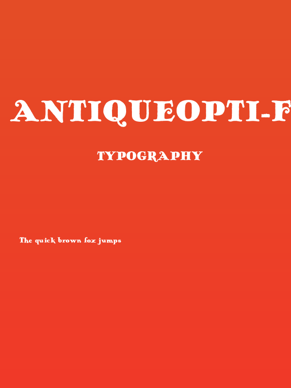 AntiqueOpti-Fourteen Poster