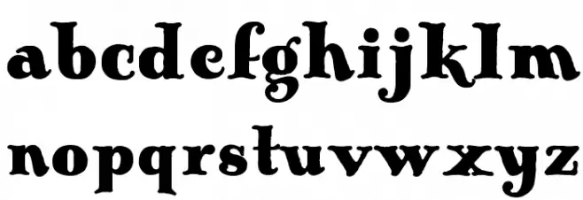 AntiqueOpti-Fourteen Font Litere mici