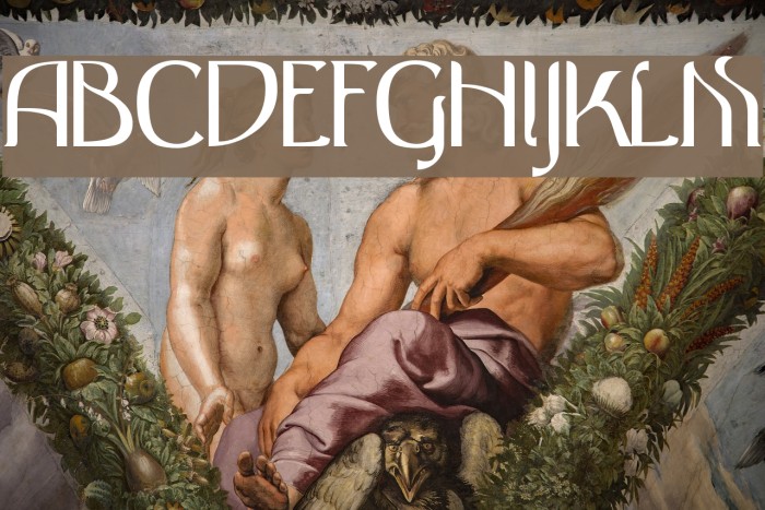 Antique Font examples