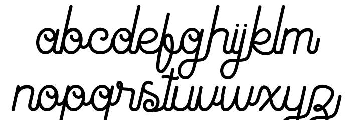 Antiqueline FreeVersion Font LOWERCASE