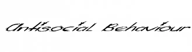 Antisocial Behaviour  font caratteri gratis