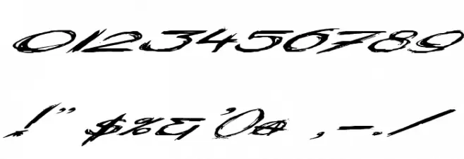 Antisocial Behaviour Font OTHER CHARS