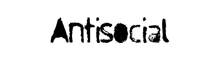 Antisocial  baixar fontes gratis
