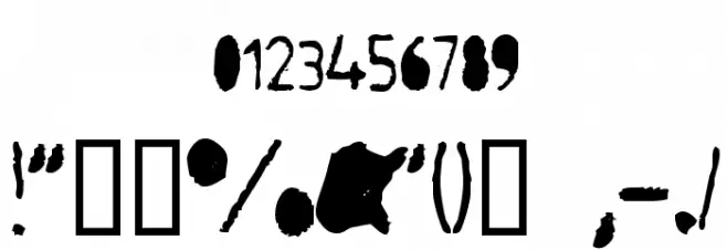 Antisocial Font OTHER CHARS