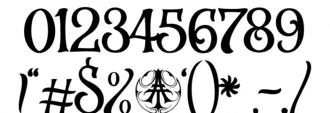 Antistar-Regular Font OTHER CHARS