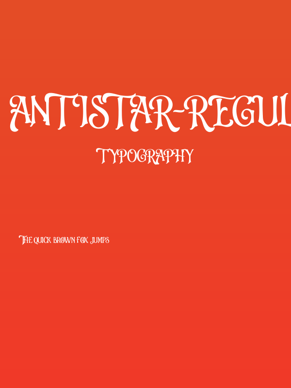 Antistar-Regular Poster