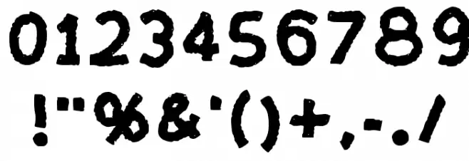 Antivirus Viruses Regular Font OTHER CHARS