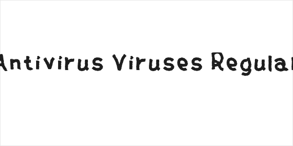 Antivirus Viruses Regular Logo