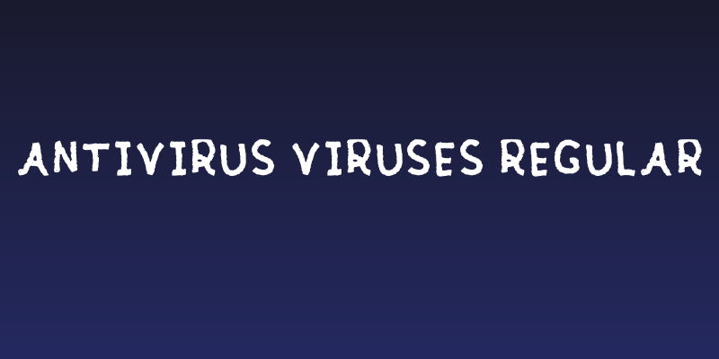 Antivirus Viruses Regular Social Header