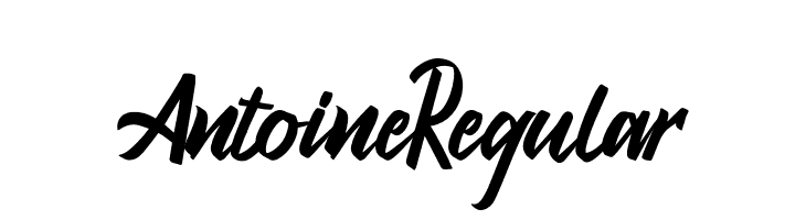 Antoine Regular Font