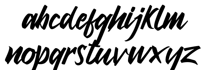 Antoine Regular Font LOWERCASE
