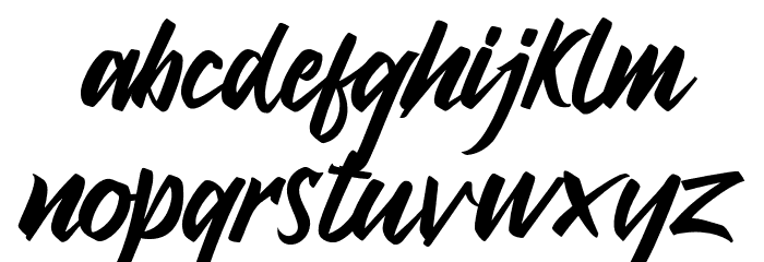 Antoine Regular Font LOWERCASE
