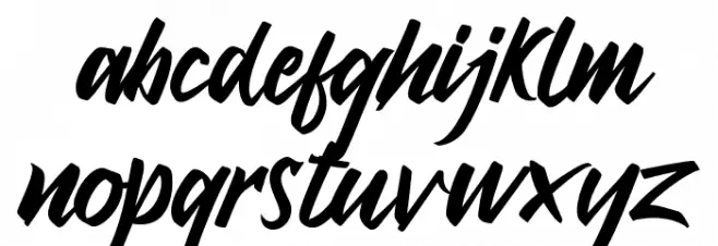 Antoine Regular Font LOWERCASE