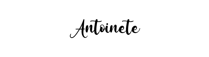 Antoinete  免费字体下载