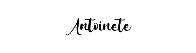 Antoinete  フリーフォントのダウンロード