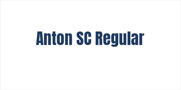 Anton SC Regular Logo