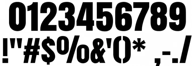 Anton Font OTHER CHARS