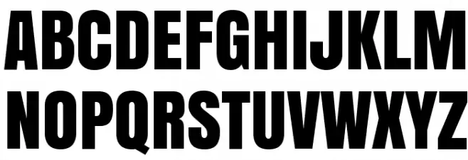Anton Шрифта ВЕРХНИЙ
