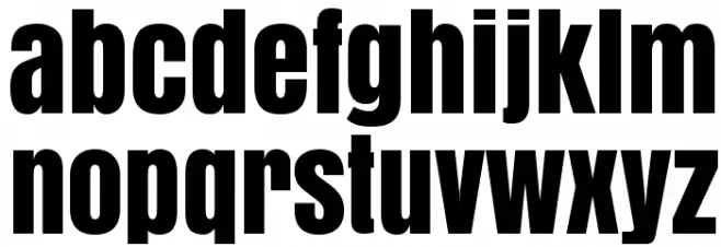 Anton Font LOWERCASE