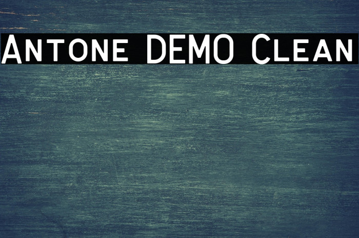 Antone DEMO Clean Example 3