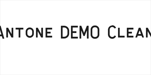 Antone DEMO Clean Logo